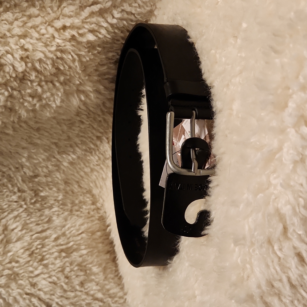 NWT Fabio Corti Leather Belt Made in Italy Sz 42